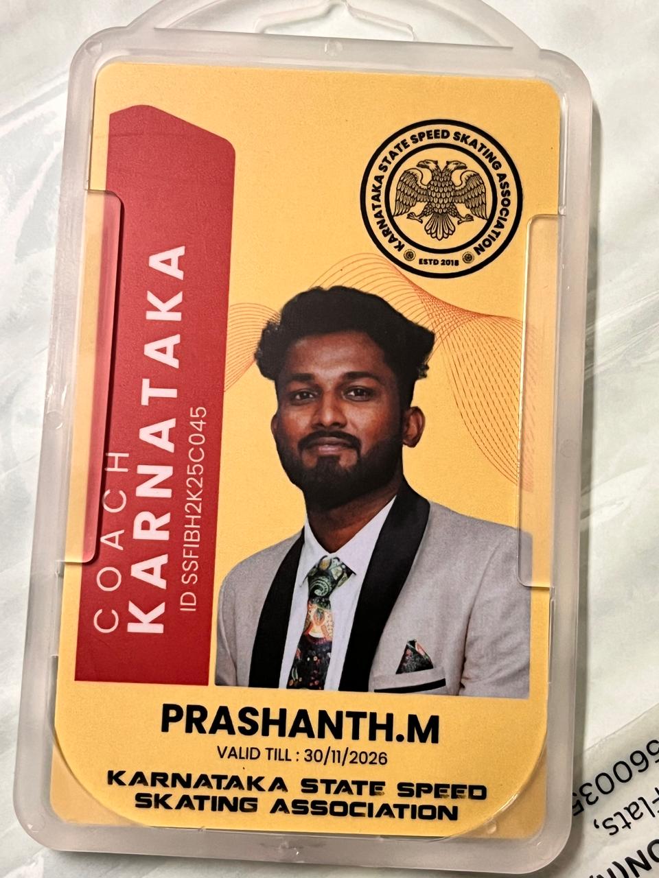 Karnataka State Coach ID